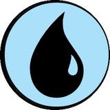 Blue mana symbol
